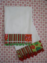 9 Christmas Dish Towels You Can Sew For The Holiday Christmas Towels Tea Towels Diy Christmas Applique