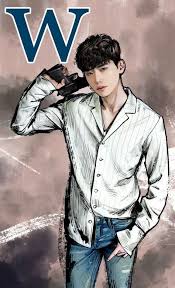 Comic Book Collections And Dreamlike Kisses In W Two Worlds Dramabeans Korean Drama Recaps W Two Worlds Premieres Next W W Korean Drama Lee Jong Suk Lee Jung