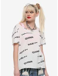 Shop harley quinn t shirt & more. Dc Comics Birds Of Prey Harley Quinn Explicit Destructed Cosplay Girls T Shirt
