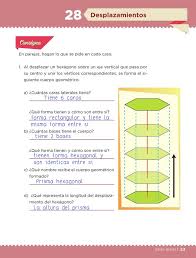 Catálogo de libros de educación básica. Desplazamientos Desafio 28 Desafios Matematicos Sexto Contestado Tareas Cicloescolar
