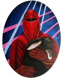 Paintings Of Star Wars Characters Holding Bunnies Lambs Painting Art Star Wars Images
