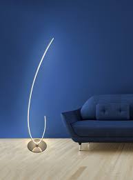 Nach einem langen arbeitstag zum entspannen auf der couch, beim gemütlichen zusammensitzen mit freunden, als spielwiese für die kinder nach der schule. Led Stehleuchte Ciclo Modernes Design Gebogen Stehlampe Led Modern