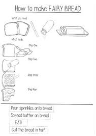 It is easy to make: How To Make Fairy Bread Worksheets Teaching Resources Tpt