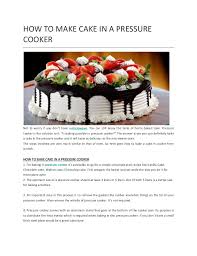 Image result for how to make cake at home in pressure cooker