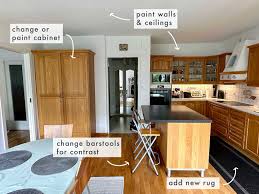 Real Reader Kitchens! 5 Dated Honey Oak Spaces & How A Design Expert Would  Make Them Better - Emily Henderson