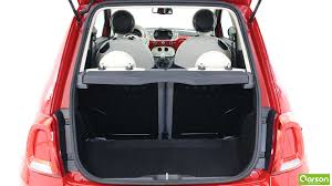 Le Volume Du Coffre De La 500 Est Modeste 185 Litres Voiture Petites Voitures Fiat 500