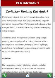 Banyak peserta wawancara yang tidak bisa menceritakan tentang diri mereka. Kunci Jawaban Interview Wawancara Kerja For Android Apk Download