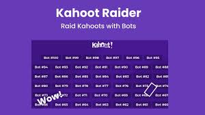 Rise to the top of your class, have fun and earn more a+'s with eduninja! Kahoot Raider Raid Kahoots With Bots Youtube