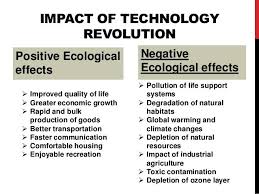 positive and negative effects of technology revolution