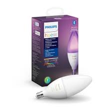 philips hue white and color ambiance e12 led 40w equivalent dimmable decorative candle smart wireless light bulb 556968 the home depot in 2021 hue philips philips hue lights led candle lights