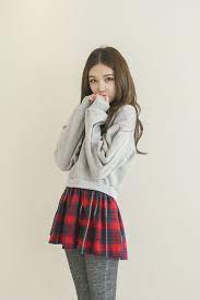 Checked Fashion Girls Winter Fashion Korean Fashion Winter