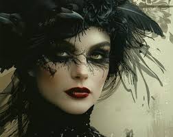 Crow Woman Witch Digital Download