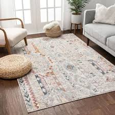 • if you want your furniture to float around your area rug, then purchase a 5 x 8 area rug. Otero Vintage Boho Aztec Tribal Ivory Rug Well Woven Ivory Rug 8x10 Area Rugs