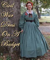 There's also hundreds of patterns for embroidery. Civil War Dress For Ladies Civil War Dress On A Budget