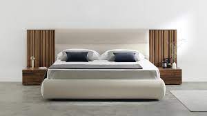 Headboards not only protect your head from a cold wall but also add a distinctive, personal touch to your bedroom. Double Bed Headboard Klavier Mobenia Contemporary Fabric Wooden