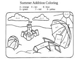 Collection of math coloring pages for kindergarten (30) fall coloring sheets kindergarten first grade addition coloring page Color By Number Addition Best Coloring Pages For Kids