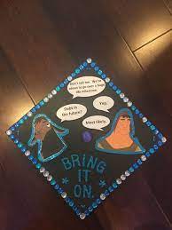 I know that this is not allowed at some schools, but i still think the idea is genius! The Emperor New Groove Grad Cap Graduation Cap Decoration Ide Graduation Cap Decoration High School Graduation Cap Decoration College Graduation Cap Decoration