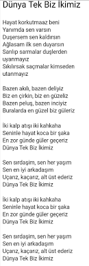 Dunya Tek Biz Ikimiz Ilham Veren Sozler Alintilar Gercekler