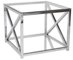 Beistelltisch Metall Chrom Glas 60x60x50 Cm Glastisch Couchtisch Sofatisch Ebay Beistelltisch Metall Beistelltisch Beistelltische
