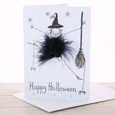 Halloween candy jar from pumpkin and a princess. Ideas For Making Elegant Homemade Halloween Cards