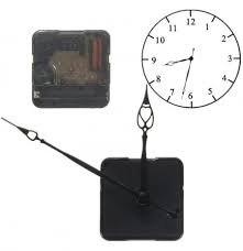 The white clock face is not included. Replacement Retro Quartz Clock Movement Mechanism Motor With Hands And Fitting
