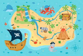 Pirate treasure map backdrop background island treasure map banner nautical wall tapestry hanging decoration for treasure hunt theme party birthday party photo shooting booth props. Treasure Map Images Free Vectors Stock Photos Psd
