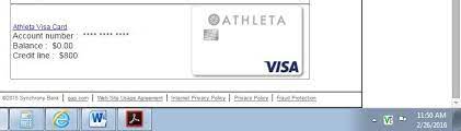 The athleta card is good for shopping, especially for those who are interested in the advantages that come with the card. Athleta Visa Card Approved Myfico Forums 4473932