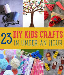 Diy Kids Crafts You Can Make In Under An Hour Diy Projects Creative Crafts How To Make Everything Ho Diy Crafts For Kids Diy And Crafts Sewing Diy For Kids