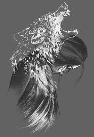 pin by manu ferguson on arts raven art wolf tattoos art