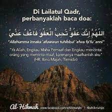 Lailatulqadar Banyak Ibadah Amal Doa Sembahyang Kutipan Terbaik Doa