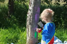 Cours de dessin, peinture, aquarelle à paris : Mettre De La Couleur Dans Le Jardin En Peignant Un Arbre Le Pays Des Merveilles