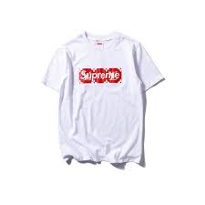 2017 Hot Supreme X Louis Vuitton T Shirt White 48 Sudaderas Playeras