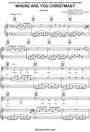 Where Are You Christmas Sheet Music Faith Hill Christmas Piano Music Piano Sheet Music Free Sheet Music