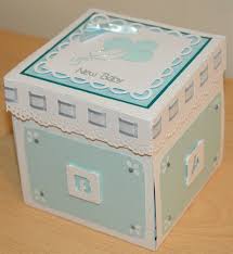 Exploding Box For Baby Boy By Gerryob Explosionsbox Baby Basteln Explosionsboxen