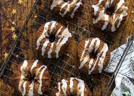 Halve the recipe for 6 minis. Mini Bundt Fruitcakes