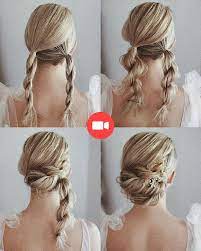 Tutoriel De Beaute Incroyable Mais Simple Hair Styles Easy Homecoming Hairstyles Elegant Wedding Hair