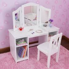 Kidkraft Deluxe Vanity Table With Chair White Girls Vanity Table Toddler Vanity Girls Vanity