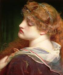 1198) Mary Emma Jones, also known as Miss Clive. Actress, model and  common-law wife of painter, illustrator and draughtsman Anthony Frederick  Augustus Sandys. They met in 1862, when she modeled for The