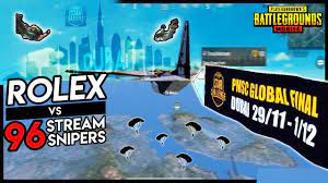 Rolex Vs 96 Stream Snipers Pubg Mobile Youtube