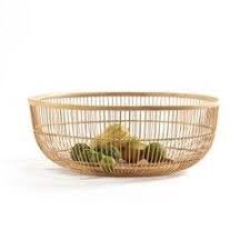 Corbeille Bambou O35 Cm Milise Am Pm Corbeille De Fruits Corbeille Mobilier De Salon