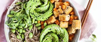Recette Poke Bowl Veggie Avocat Et Nouilles Soba Recette Nouilles Soba Poke Bowl Haricots Verts