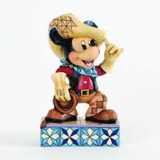 Figurine Mickey Cow Boy Mickey Mouse Disney Deco Disney