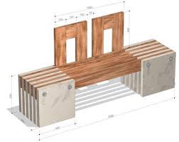 Gartenbank Aus Beton Selbst De Concrete Garden Bench Concrete Furniture Concrete Garden