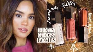 Maybe you would like to learn more about one of these? New Fu Y Gloss Bomb Review Of Diamond Milk And Fenty Glow Dacey Cash Youtube
