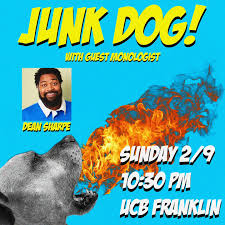 Sunday! 10:30pm! UCB Franklin! Come see a fantastic group of improvisers do  their thing, inspired by stories from our very special guest monologist Dean  Sharpe (Insecure, Curb Your Enthusiasm)!Tickets are only $5!