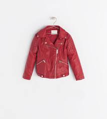 Image 1 Of Faux Leather Jacket From Zara Girls Jacket Jackets Clothes
