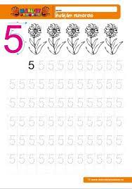 Fisa de luru cifra 5. Manute Pricepute Fise De Lucru Cu Numere Numarul 5