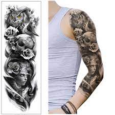40 awesome steam punk tattoo design ideas. Steampunk Tattoo Wacheule Schwarz Weiss Grosse 48 Cm X 17 Cm