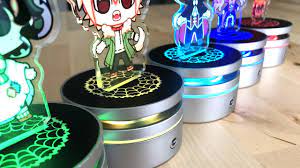 Both pieces are usually attached with. Anime Led Acrylic Stands Youtube
