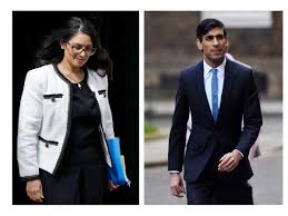 Here's a snapshot, looking at the mp's family background, husband and how she entered politics. Boris Johnson Priti Patel Rishi Sunak Rail Against Racism As Uk Pm Hails His Diverse Cabinet The Economic Times